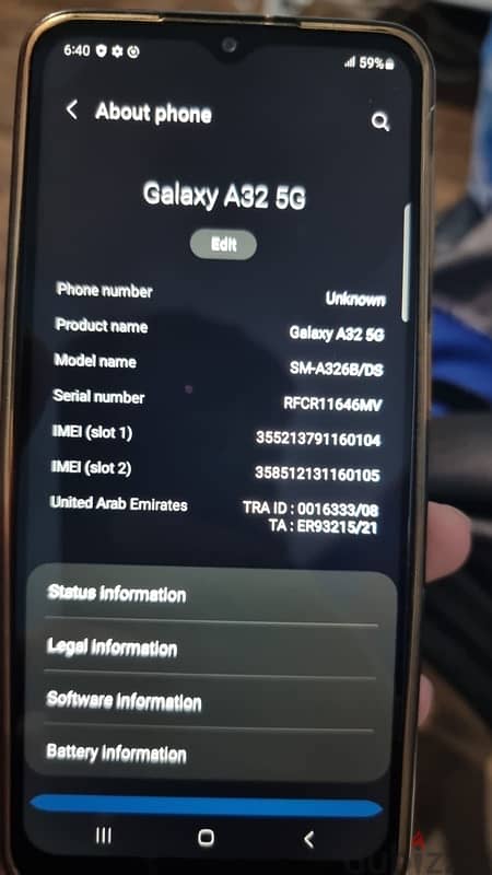 Samsung A32 5G 128 GB 1