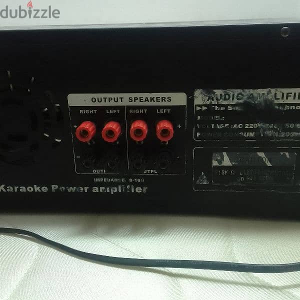 professional karaokr amp. 200 watts 12