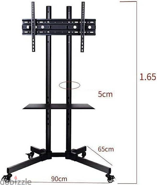 للبيع حامل تلفاز متحرك للشاشات 4