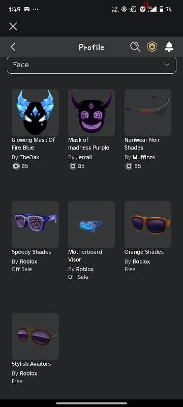 roblox account for sale 7