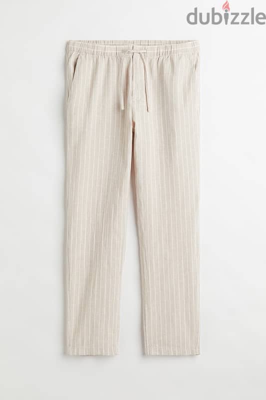 Linen Blend Pants 1