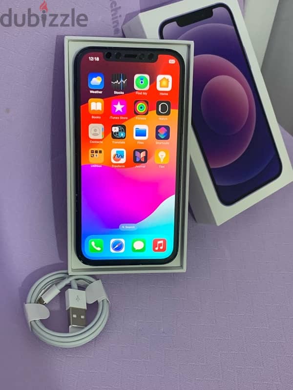 iPhone 12 . . 128gb 5G device battery and display change all work good 15