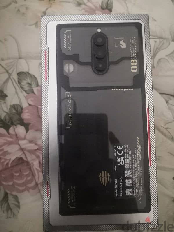 Redmagic 8 pro 16&512 gb with box and original charger 6 months used 0