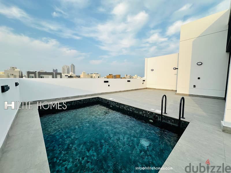 2 MASTER BEDROOM PENT HOUSE WITH PRIVATE SWIMMING POOL FOR RENT IN AL 1