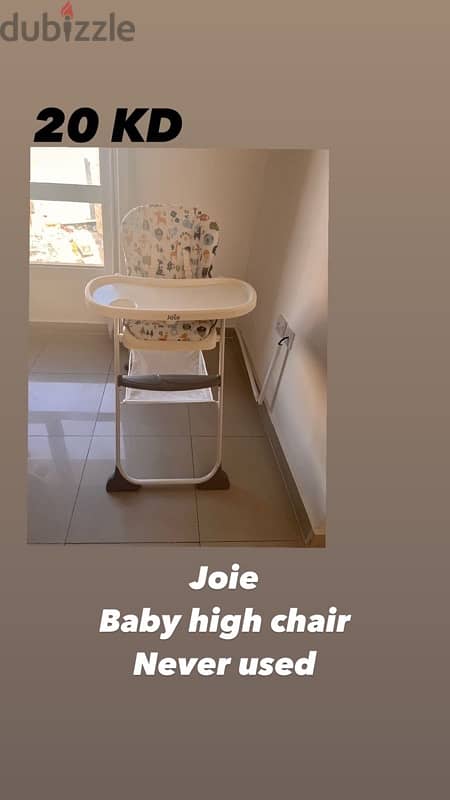 Joie baby high chair. NEW 0