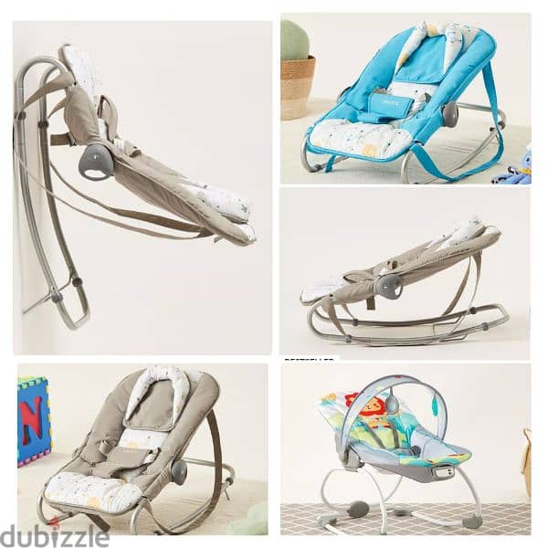 juniors brand baby chair using carseat. 0