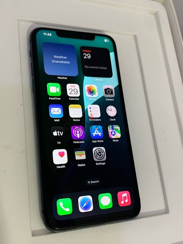 iPhone 11 Pro Max 256gb battery 100% display change and battery change 9