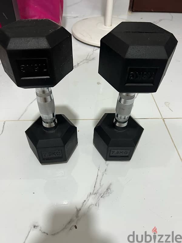 new hex dumbbell best quality best price 9