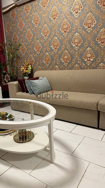 Sofa Beige color excellent condition for sale 15