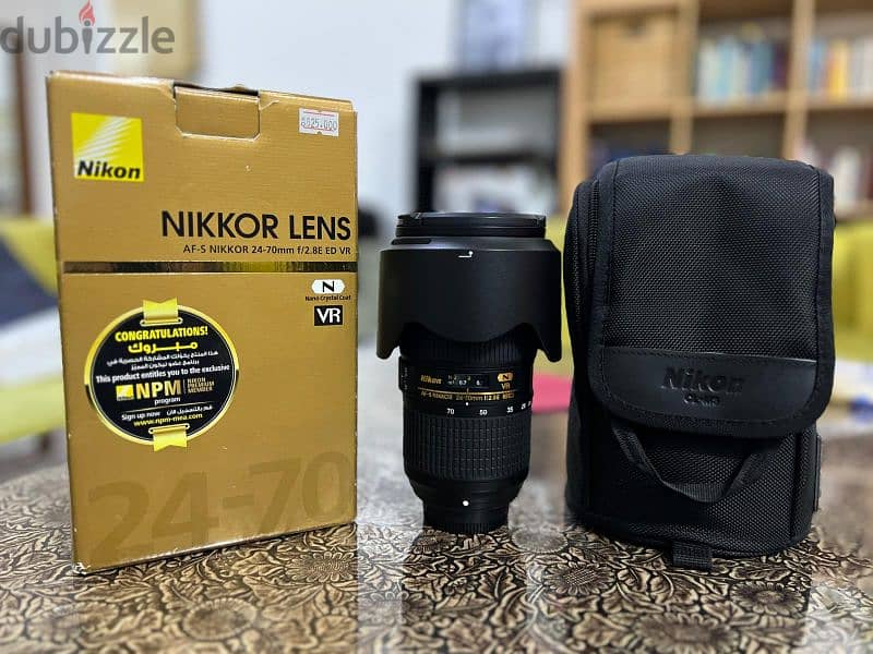 Nikon AF-S 24 to 70 mm F/2.8E ED VR 1