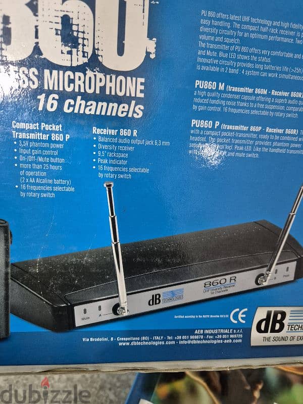 DB TECHNOLOGY WIRELESS MIC 3