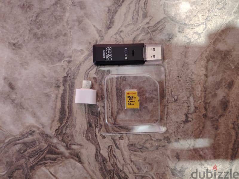 sd card 64 GB flash sd reader and OTG(type-c) 0