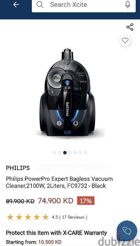 Philips 2100W PowerPro Expert Vacuum Cleaner For Sale 2