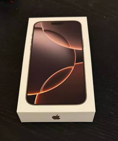 Original Apple iPhone 16 pro max 256gb Sealed with Bill and warranty