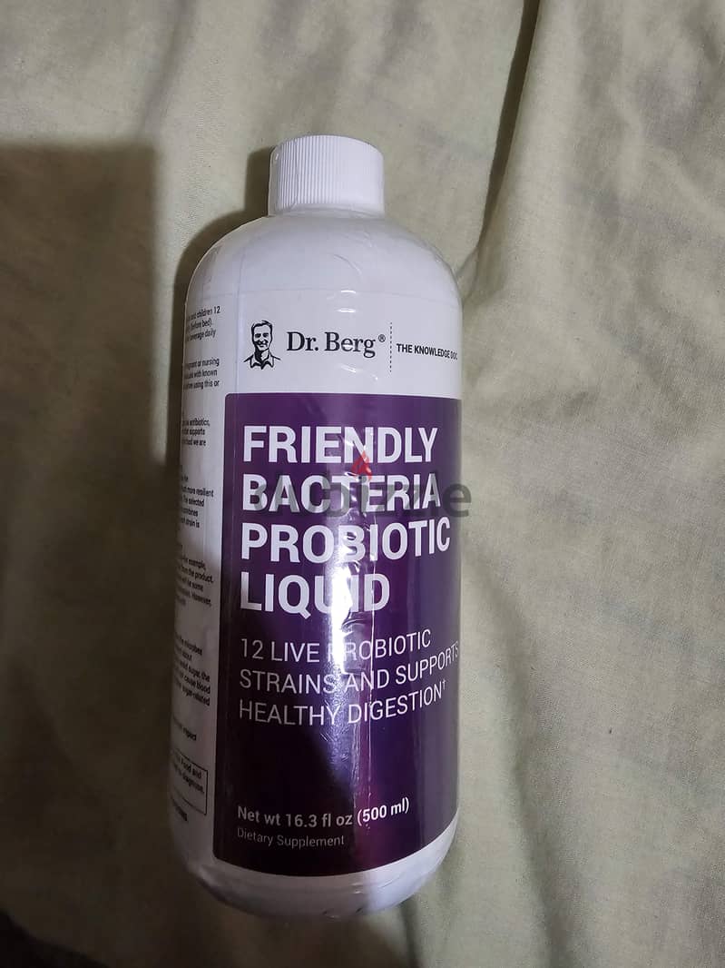 Dr. Berg's Friendly Bacteria Probiotic Liquid, 500 ML 0