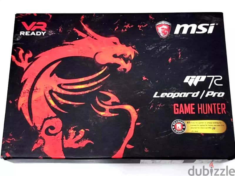 MSI GP72 7RE Leopard Pro Gaming Laptop, 17.3" Display, GTX 1050 Ti, W 3