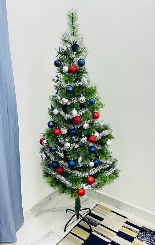 Christmas Tree 2.2 m Tall with 45 Decorating Accessories 2