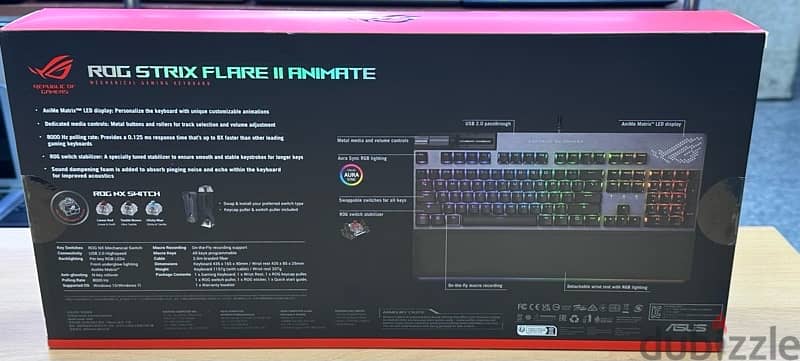 Asus ROG Strix Flare II Animate Gaming 3