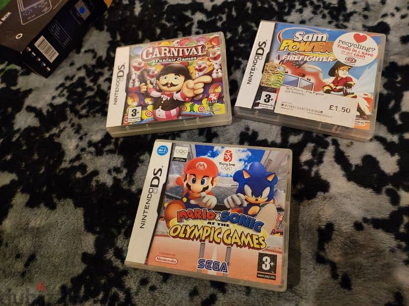 Nintendo DS with 3 Games 3