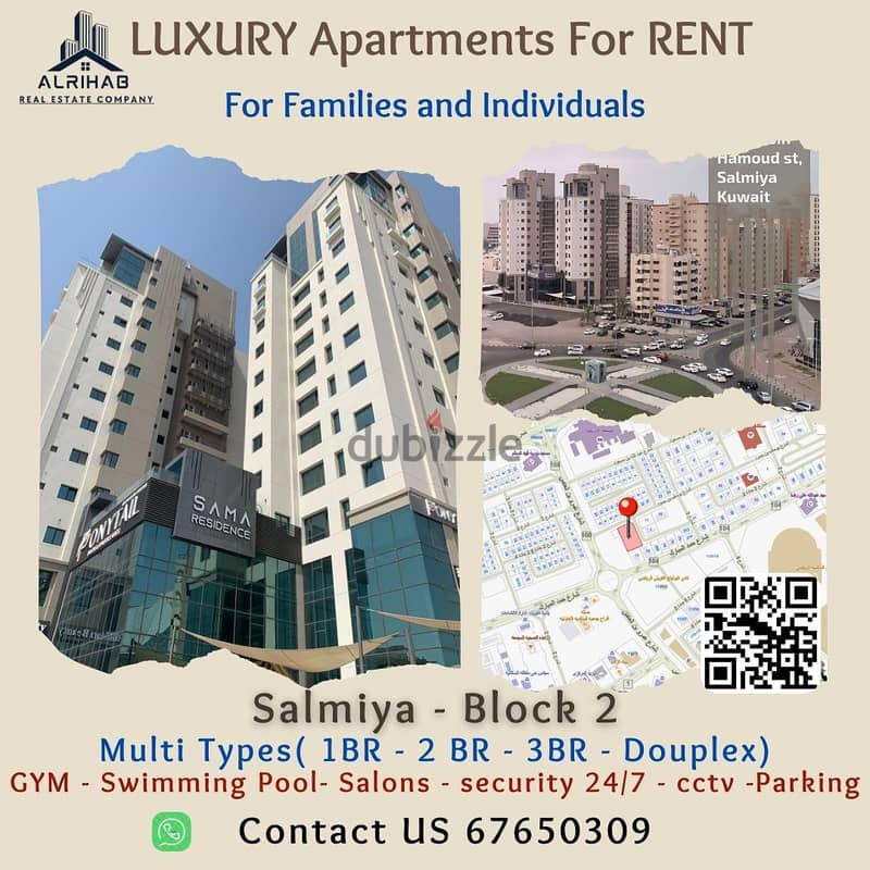 Apartments for Rent Salmiya Block 2 0