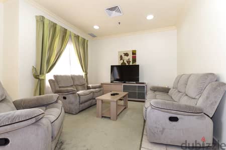 Salmiya – se view furnished two bedroom apartments w/pool