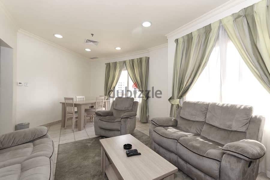 Salmiya – se view furnished two bedroom apartments w/pool 5