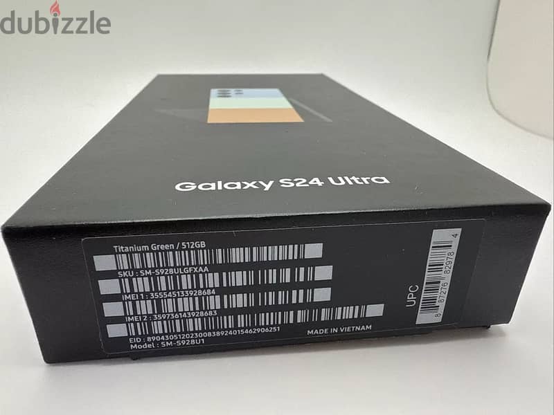 Brand new sealed Samsung Galaxy S24 Ultra- 512GB Titanium Green . 1