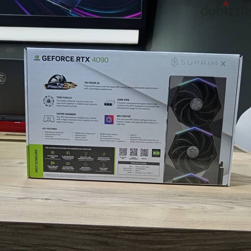 Suprim X graphics card Gefroce RTX 4090 2