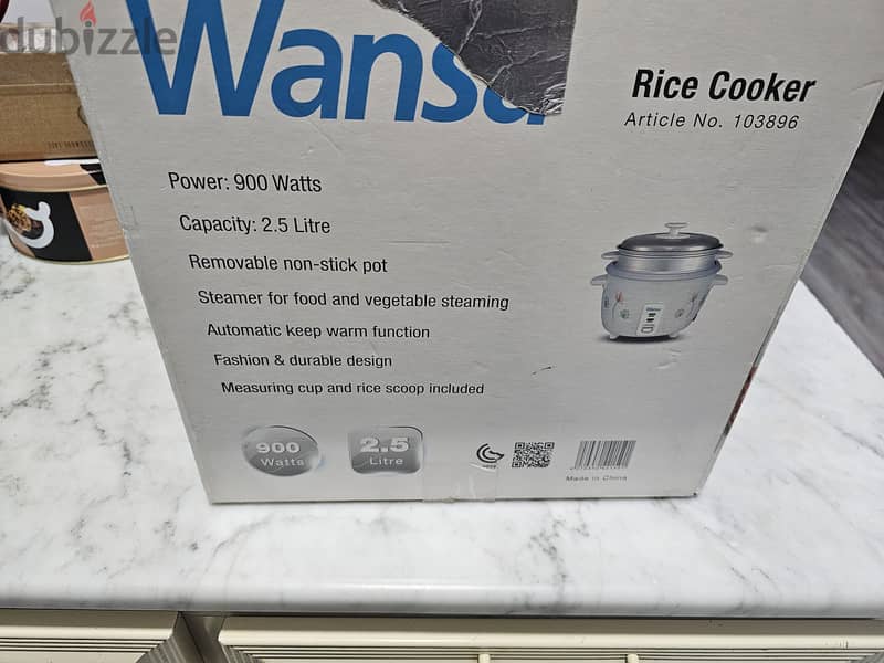 Rice cooker wansa 1