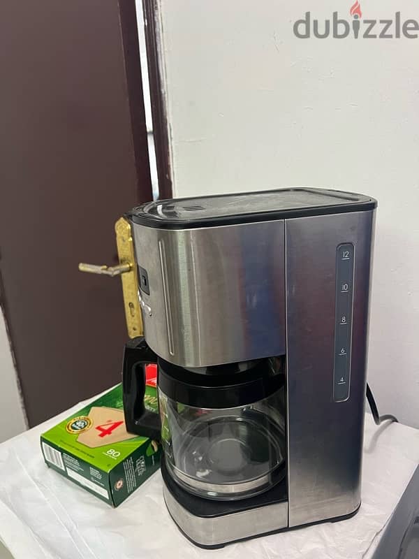 Black coffee machine and filter paper 3