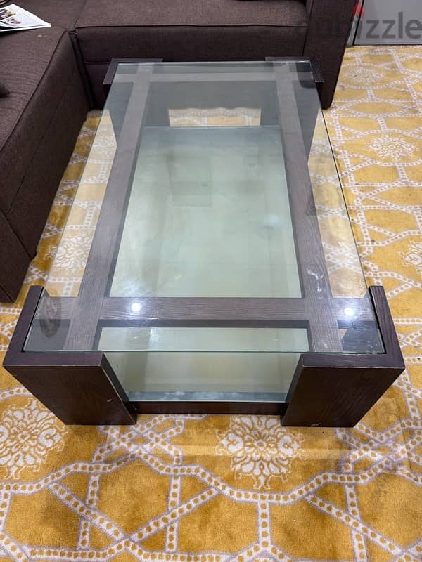 Tea Table with Glass Top used for sale 2