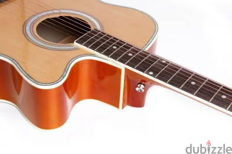 Smiger Acoustic Guitar 40 inch Natural 3