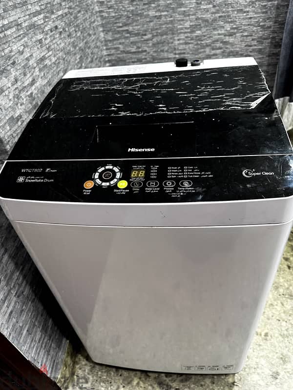 Hisense Top Load Washing Machine 0