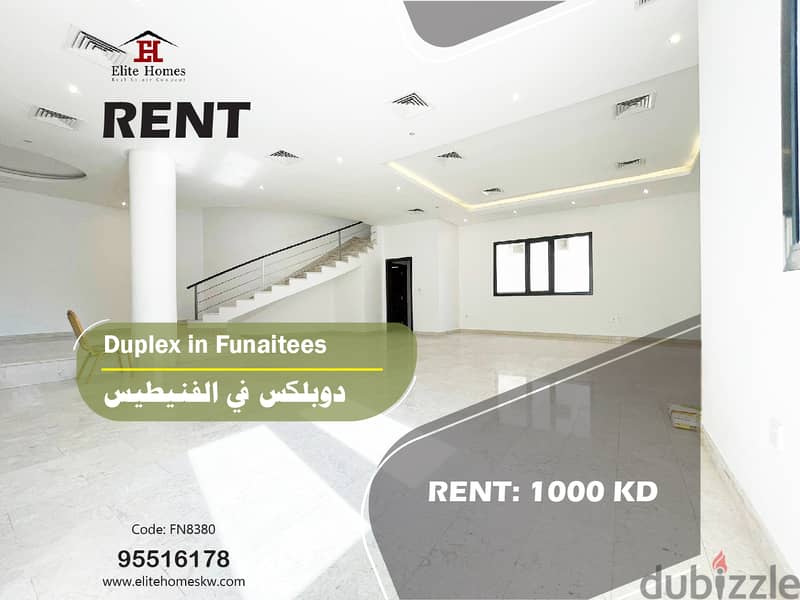 Duplex in Funaitees for Rent 0