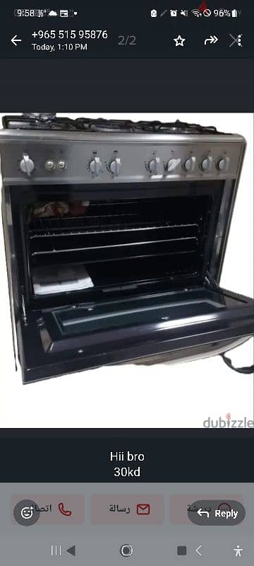 5 burber Cooking range Italy Mint condition 0