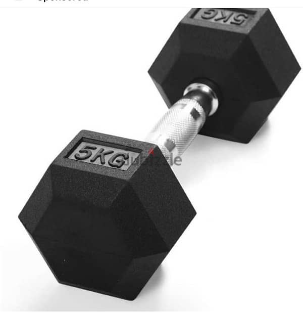 new dumbbells silver complete set and red black color 13