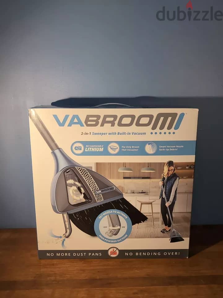 WhatsApp + 31 687 040 507 VaBroom 2-in-1 Sweeper Built-in Vacuum 0