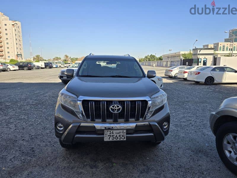 Toyota prado(v6)TXL 2017 model bronze colour (95000) km. 0