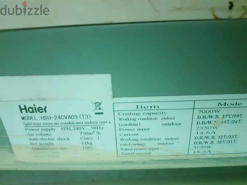 haier 1.5ton Ac for sale 2