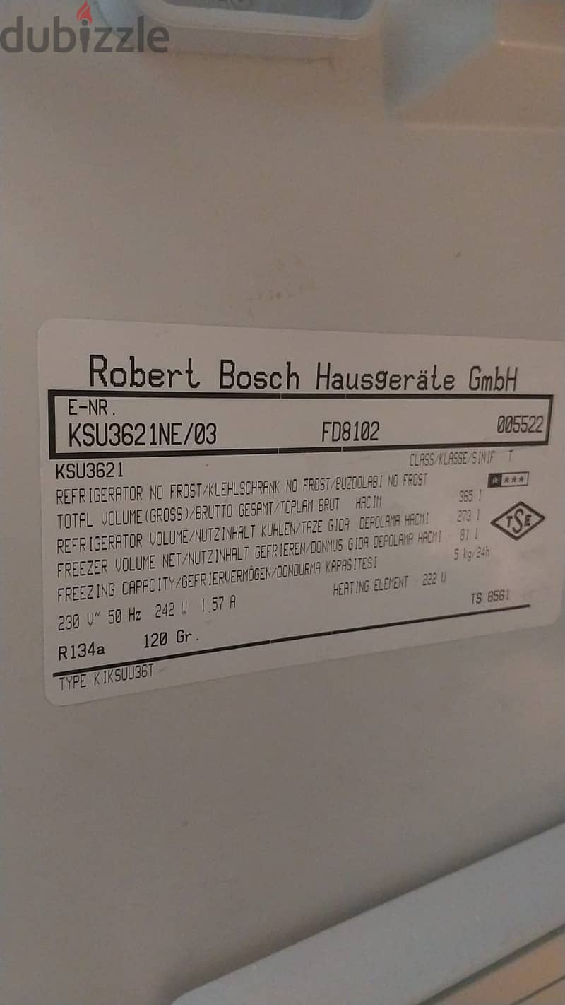 Bosch Fridge excellent condition 2