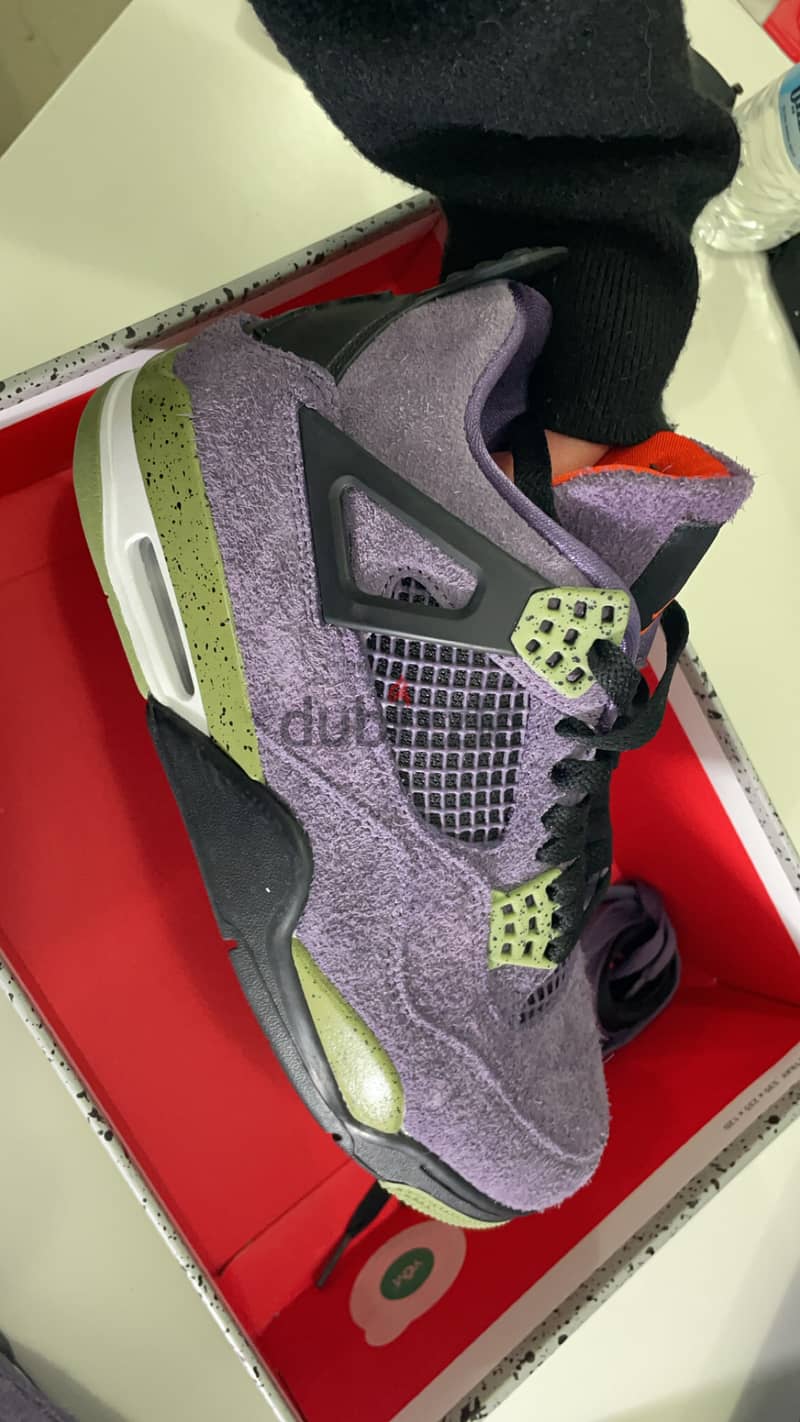 jordan 4's purple canon 0