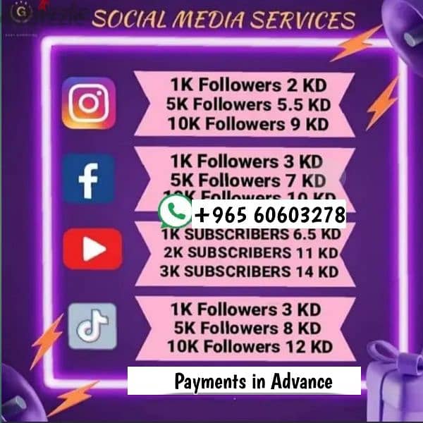 Buy Tiktok Followerrs Instagramm Followerrs Youtube subscriberrs 1