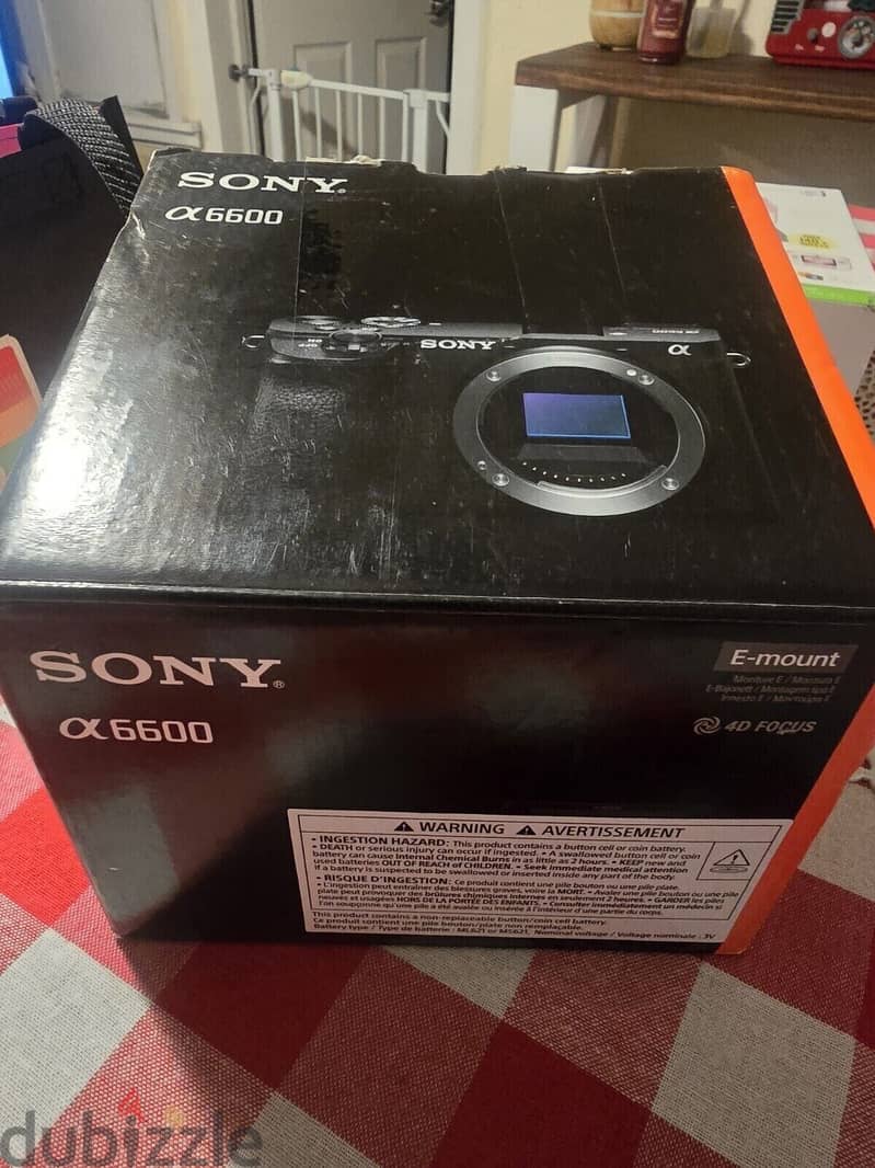 Sony Alpha a6600 Mirrorless Camera - Black (Body Only) 0