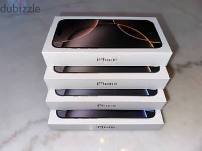 New Apple iPhone 16 Pro Max 256GB/512GB/1TB