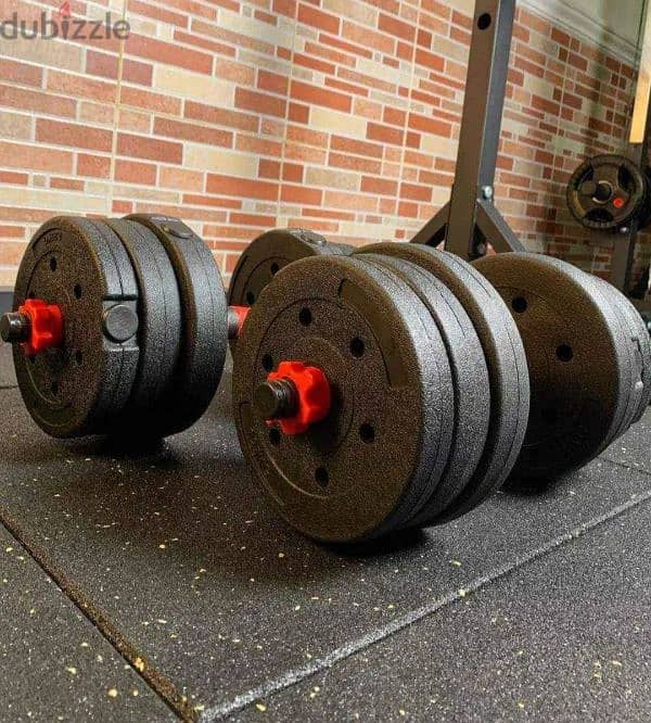 PVC 15KG, 20KG ADJUSTABLE DUMBBELLS 3