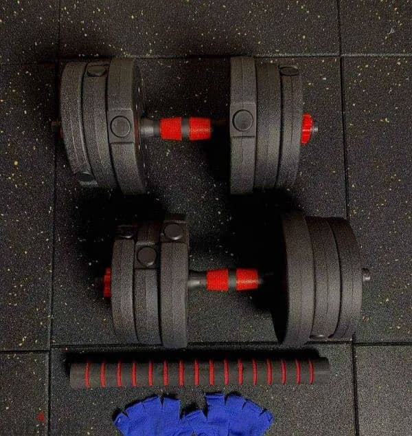 PVC 15KG, 20KG ADJUSTABLE DUMBBELLS 4