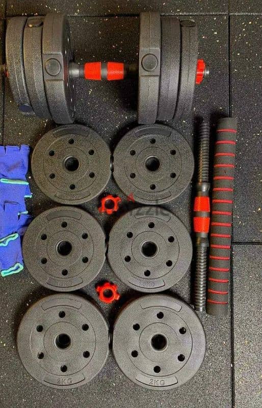 PVC 15KG, 20KG ADJUSTABLE DUMBBELLS 1