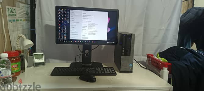 Dell Optiplex 970, monitor, keyboard, mouse