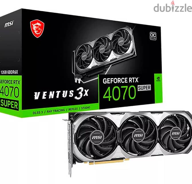 Msi Geforce Rtx 4070 Super Ventus 3x Oc 12gb graphics card 0