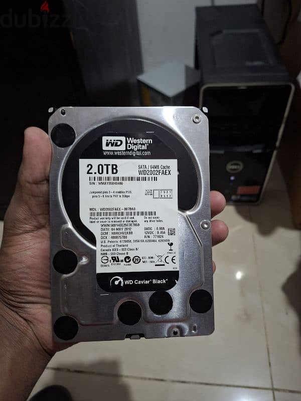 2tb western digital hard disk 0